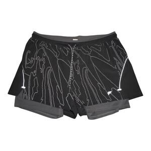 Fabletics Fundamental Short II Lined 5” Men’s XXL Black Reflective EUC